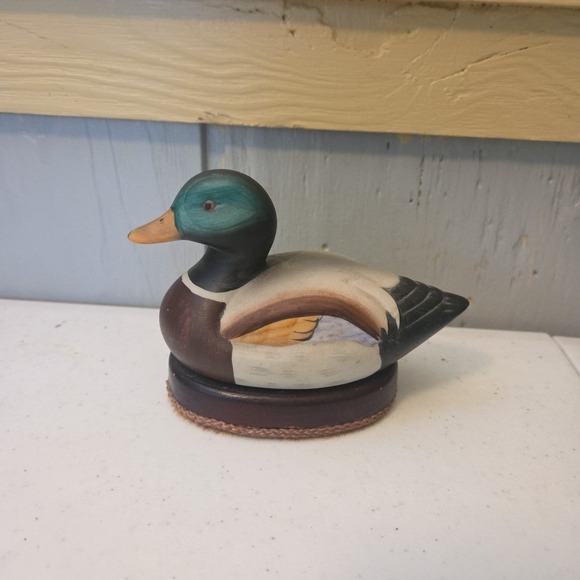 Other - Ceramic Duck Shoe Polisher Buffer Lint Remover Vintage Man Cave Barbershop Decor